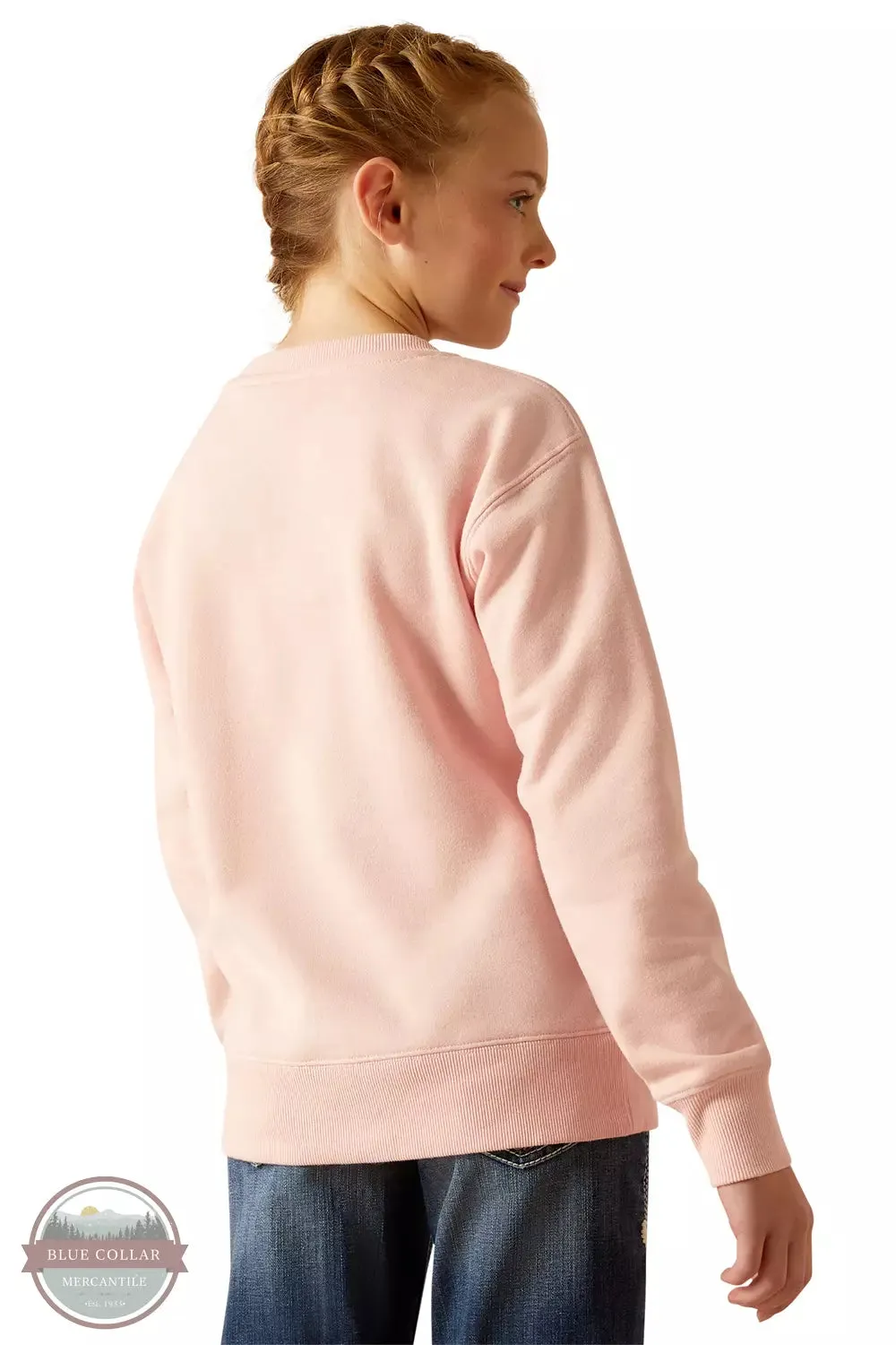 10048587 College Sweatshirt in Blushing Rose