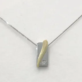 14ct Gold And Diamond Pendant - 10790