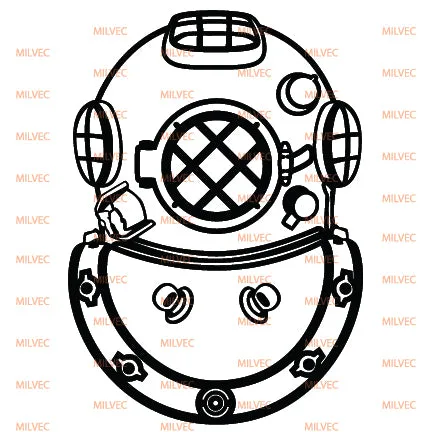 2nd Class Diver Vinyl Decal