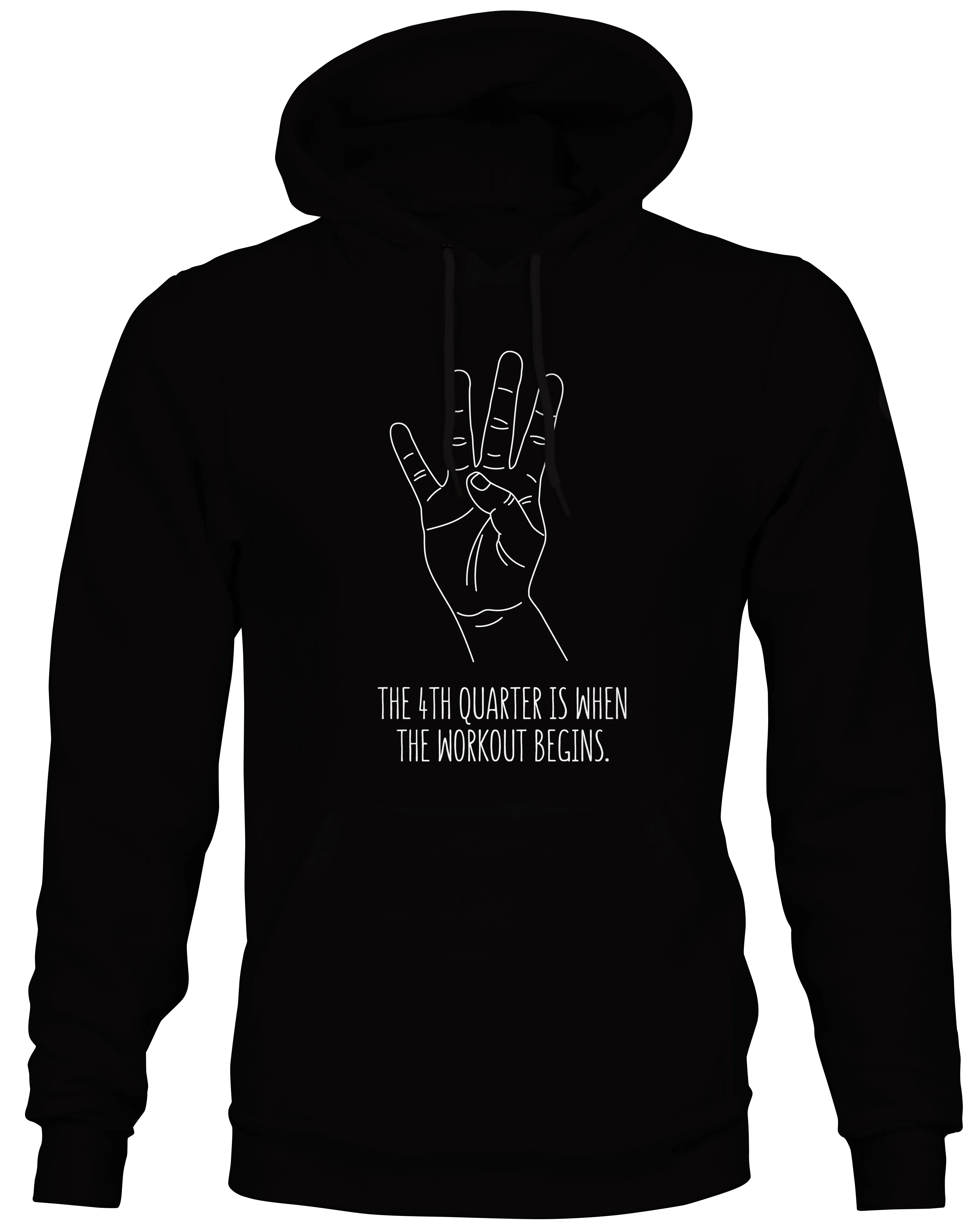 4th Quarter Black Hoodie