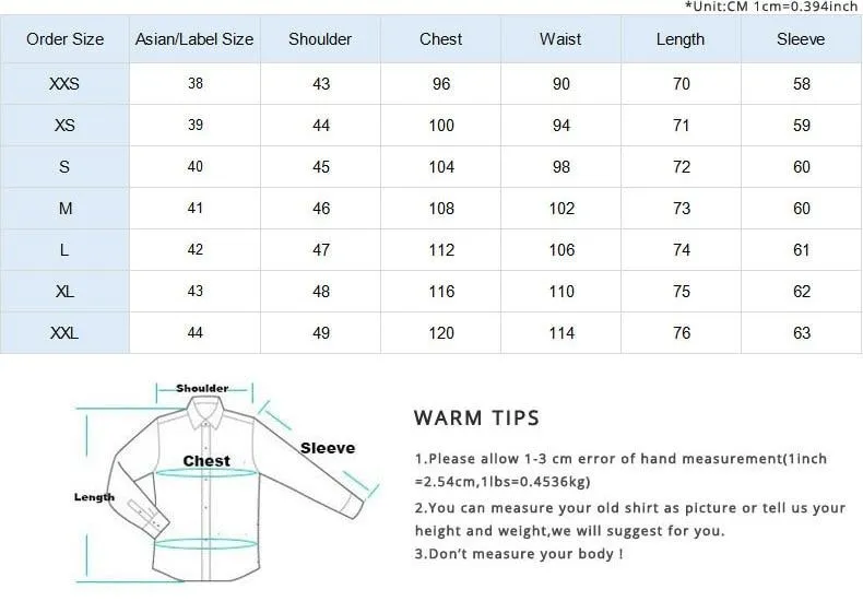 60% Cotton Men's Formal Long Sleeve Plain Color Turn-Down Collar Shirt