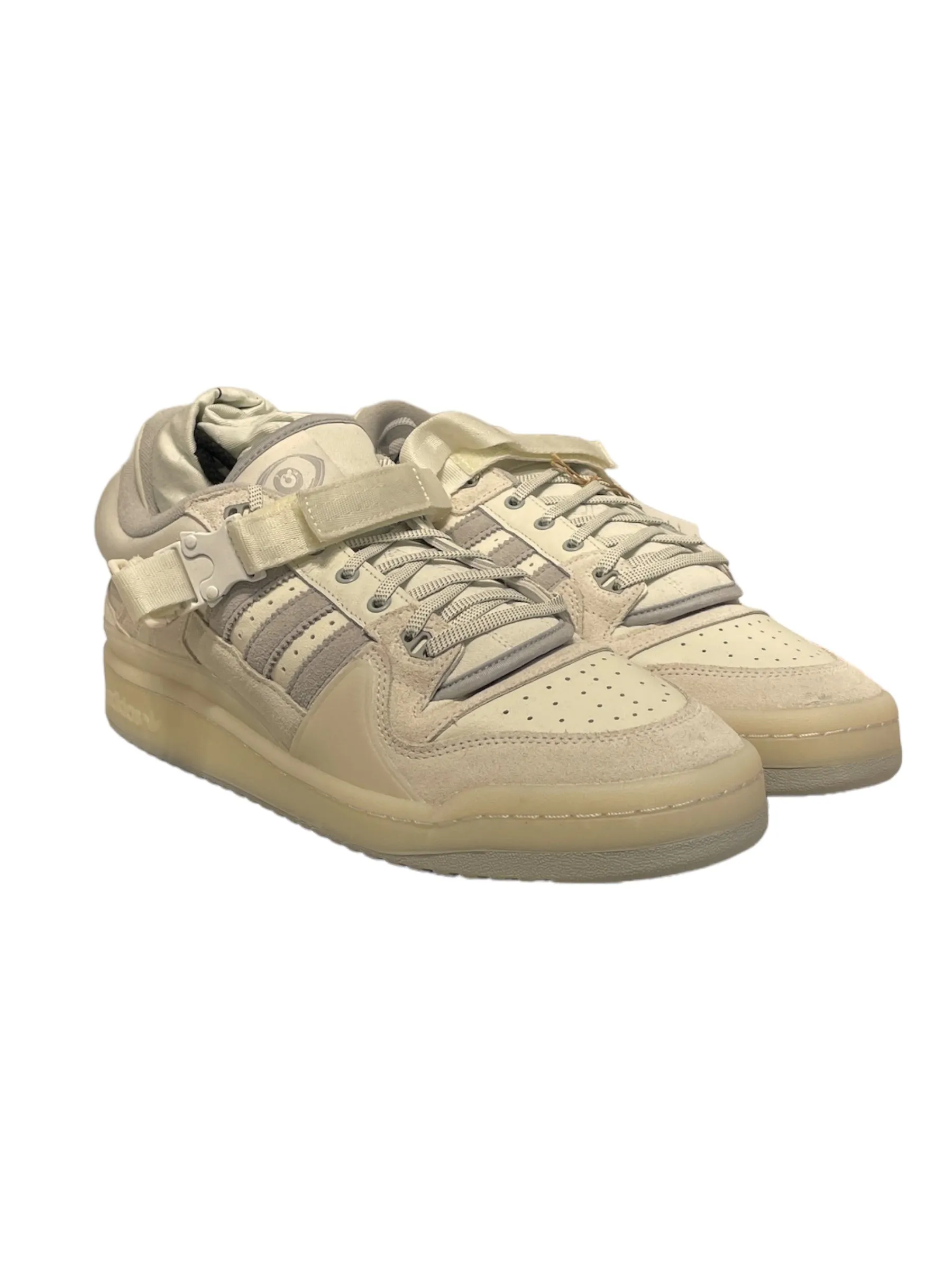 adidas/Low-Sneakers/US 12/Cotton/WHT/Forum Buckle "Last Forum"