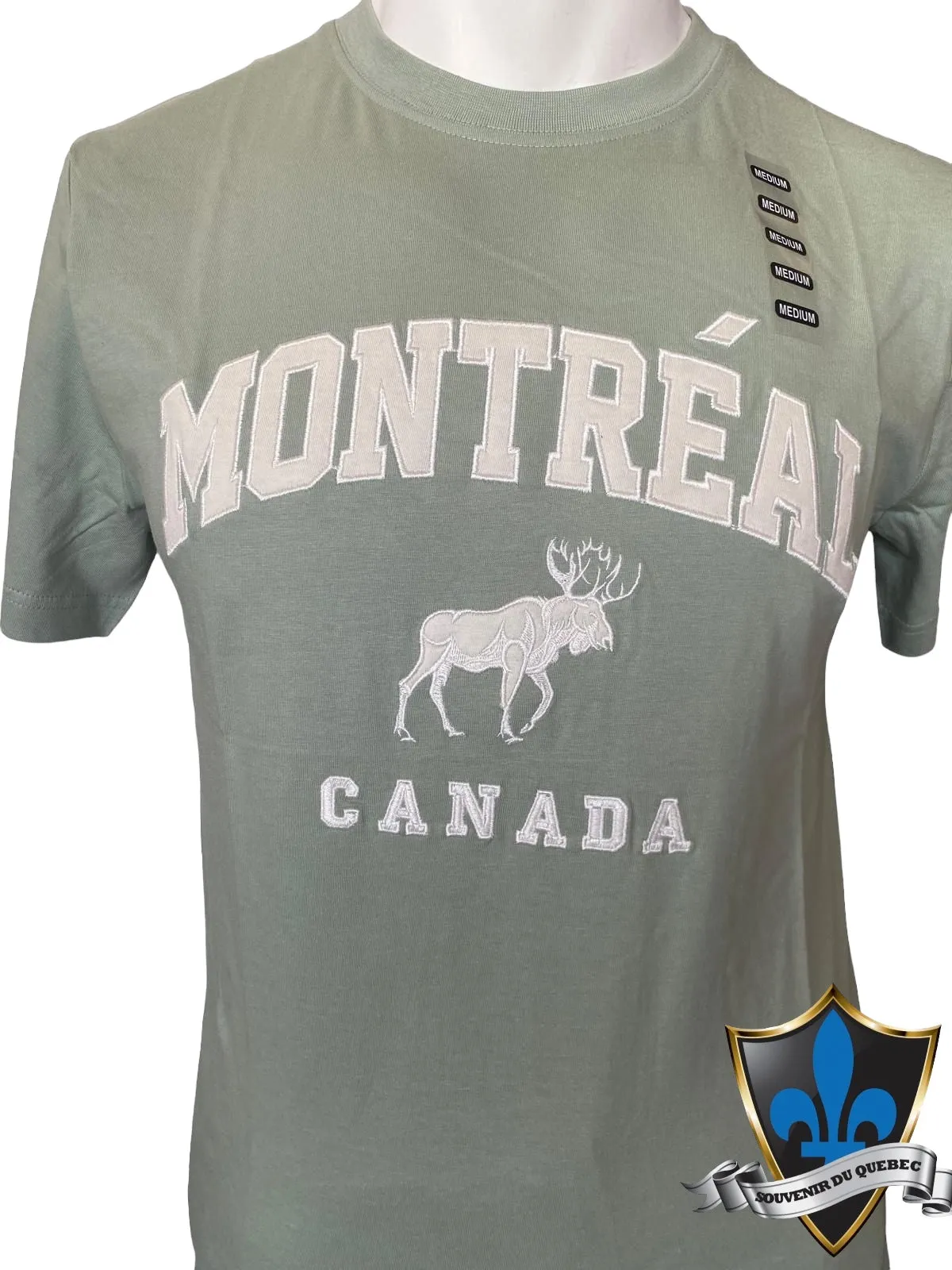 Adult Montreal Moose patch  T.shirt.