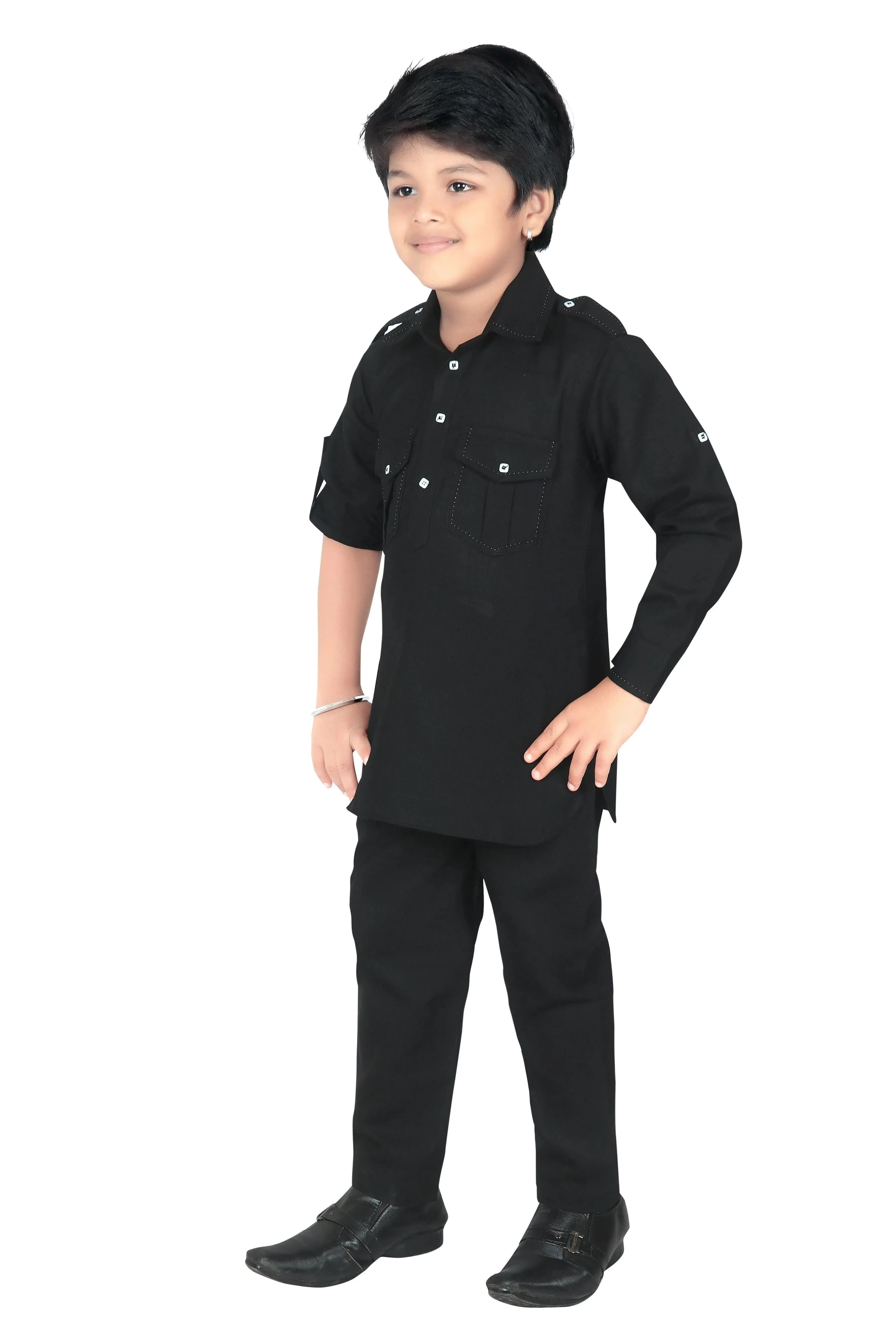 Ahhaaaa Kids Indian Ethnic Kurta and Payjama Pathani Suit For Boys