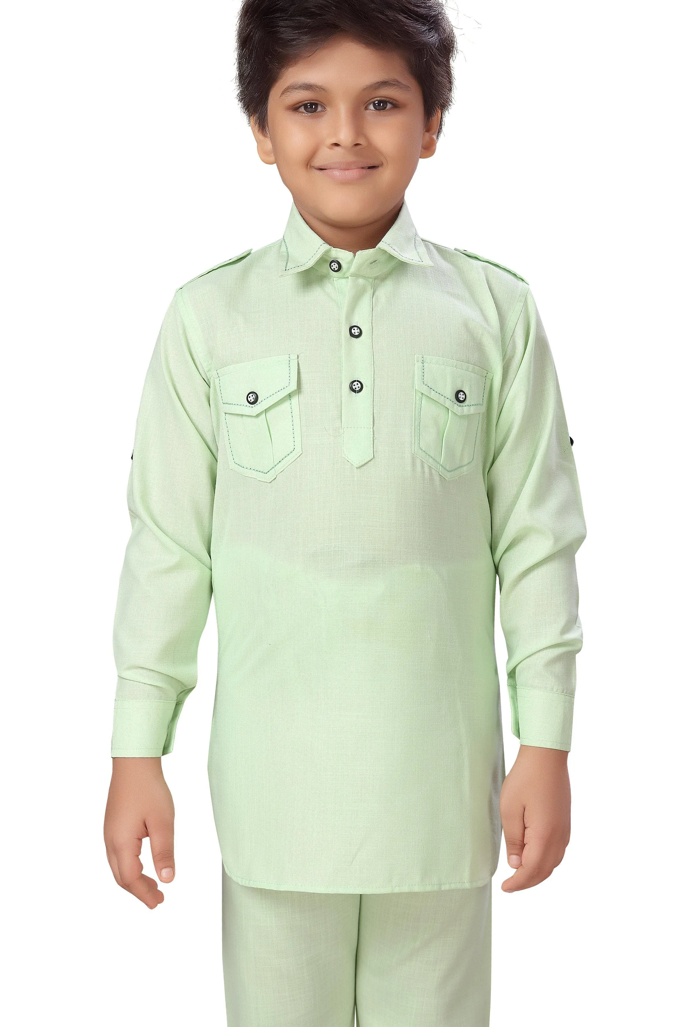 Ahhaaaa Kids Indian Ethnic Kurta and Payjama Pathani Suit For Boys