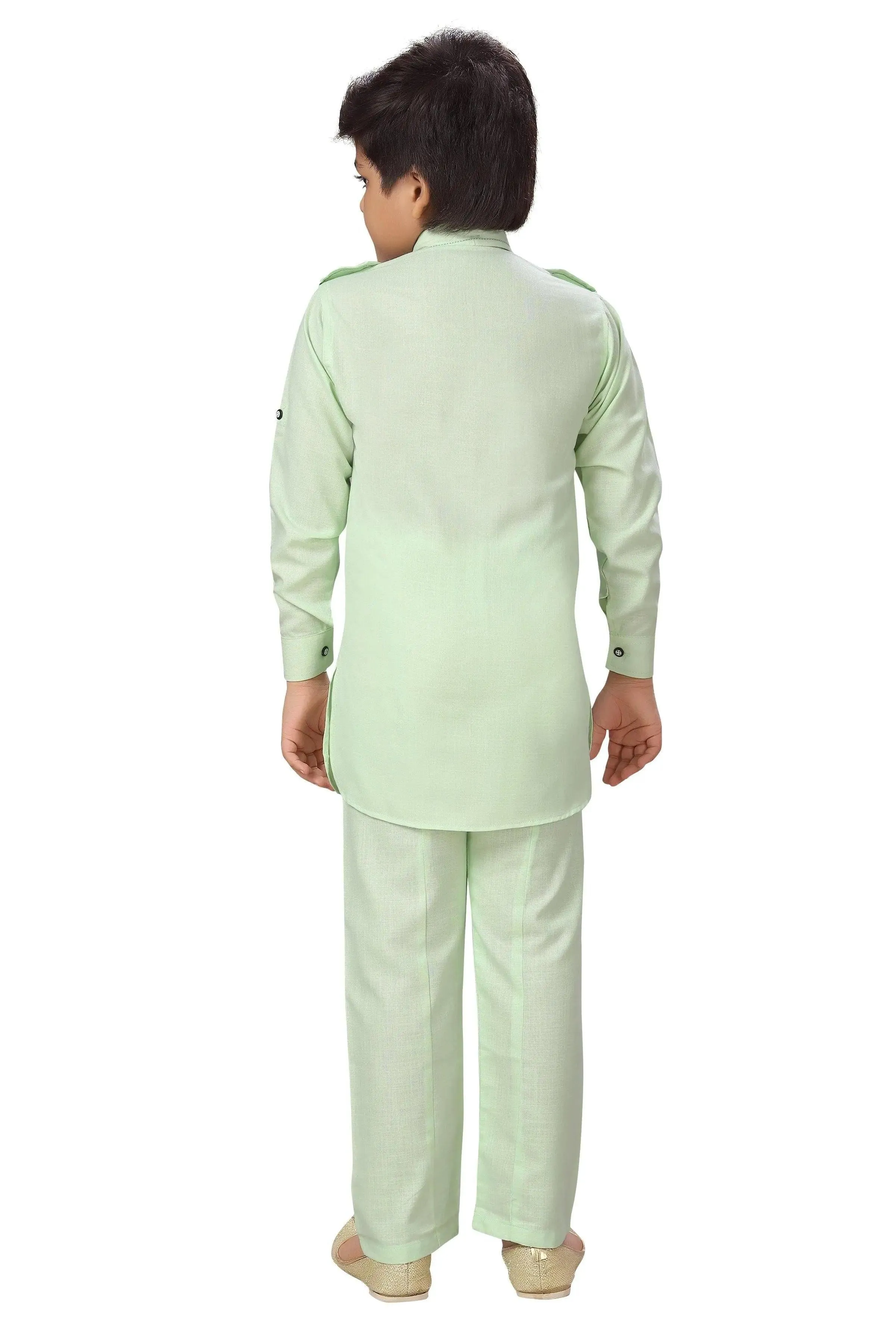 Ahhaaaa Kids Indian Ethnic Kurta and Payjama Pathani Suit For Boys