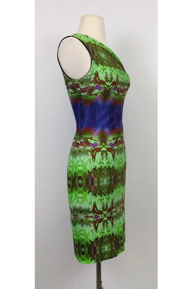 Aidan Mattox - Printed Bodycon Dress Sz 2