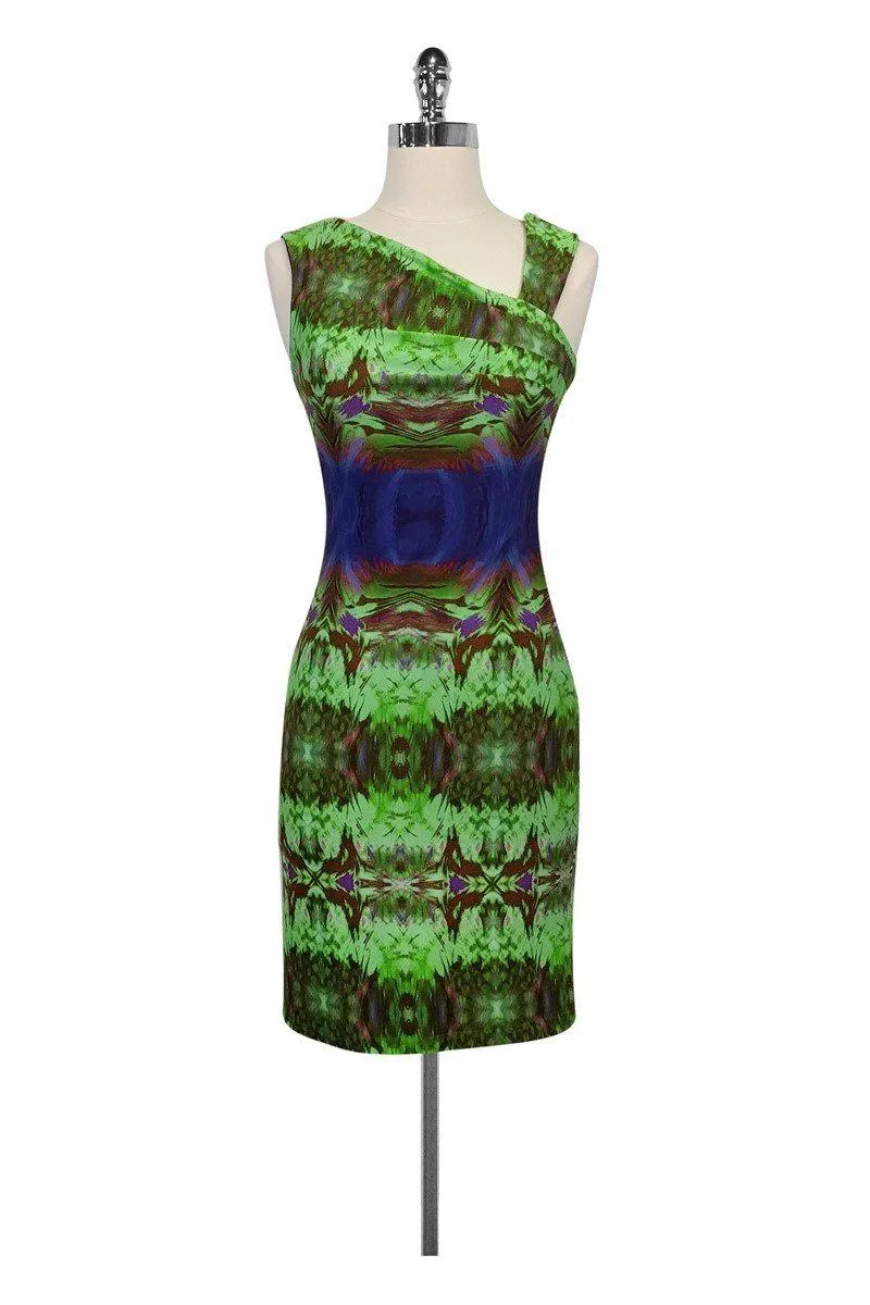 Aidan Mattox - Printed Bodycon Dress Sz 2