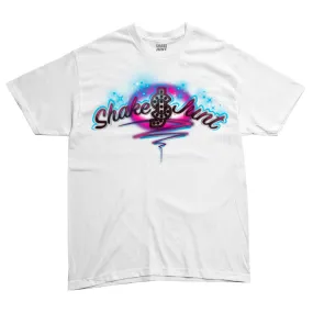 Airbrush Tee White