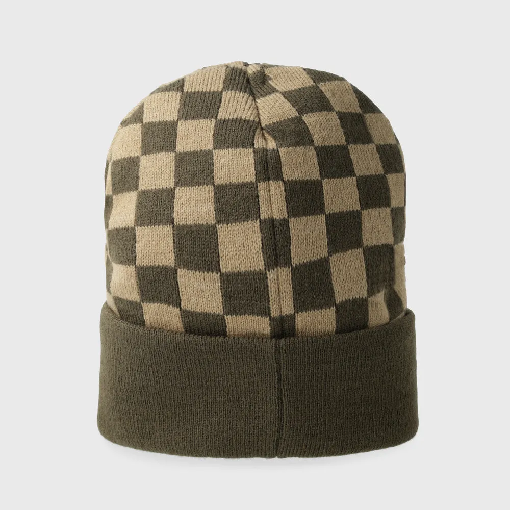 Airwalk Unisex Checkerboard Beanie Green/Multi _ 181397 _ Green