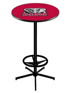 Alabama Crimson Tide Holland Bar Stool Co. Black Elephant Bar Pub Table