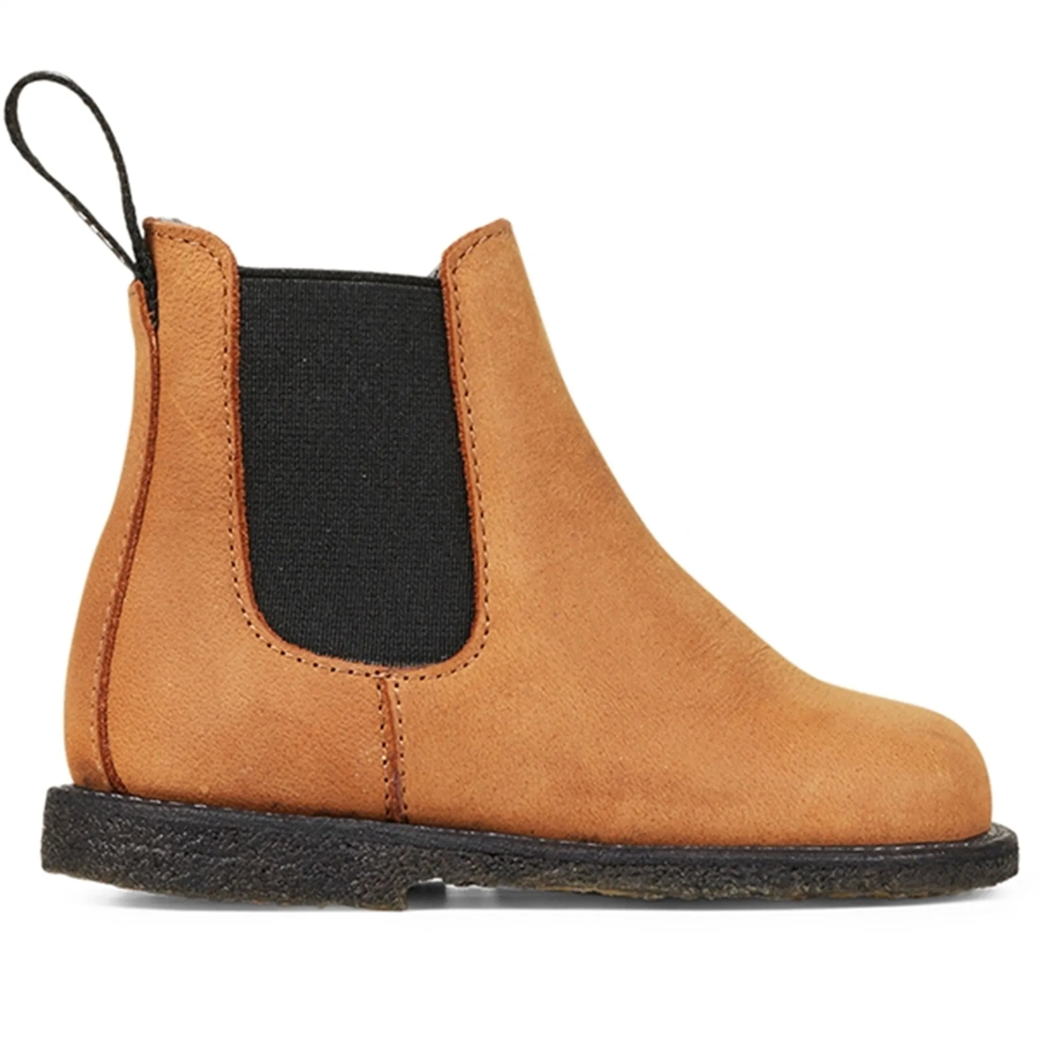 Angulus Begynder Chelsea Boots Dark Cognac/Black Elastic