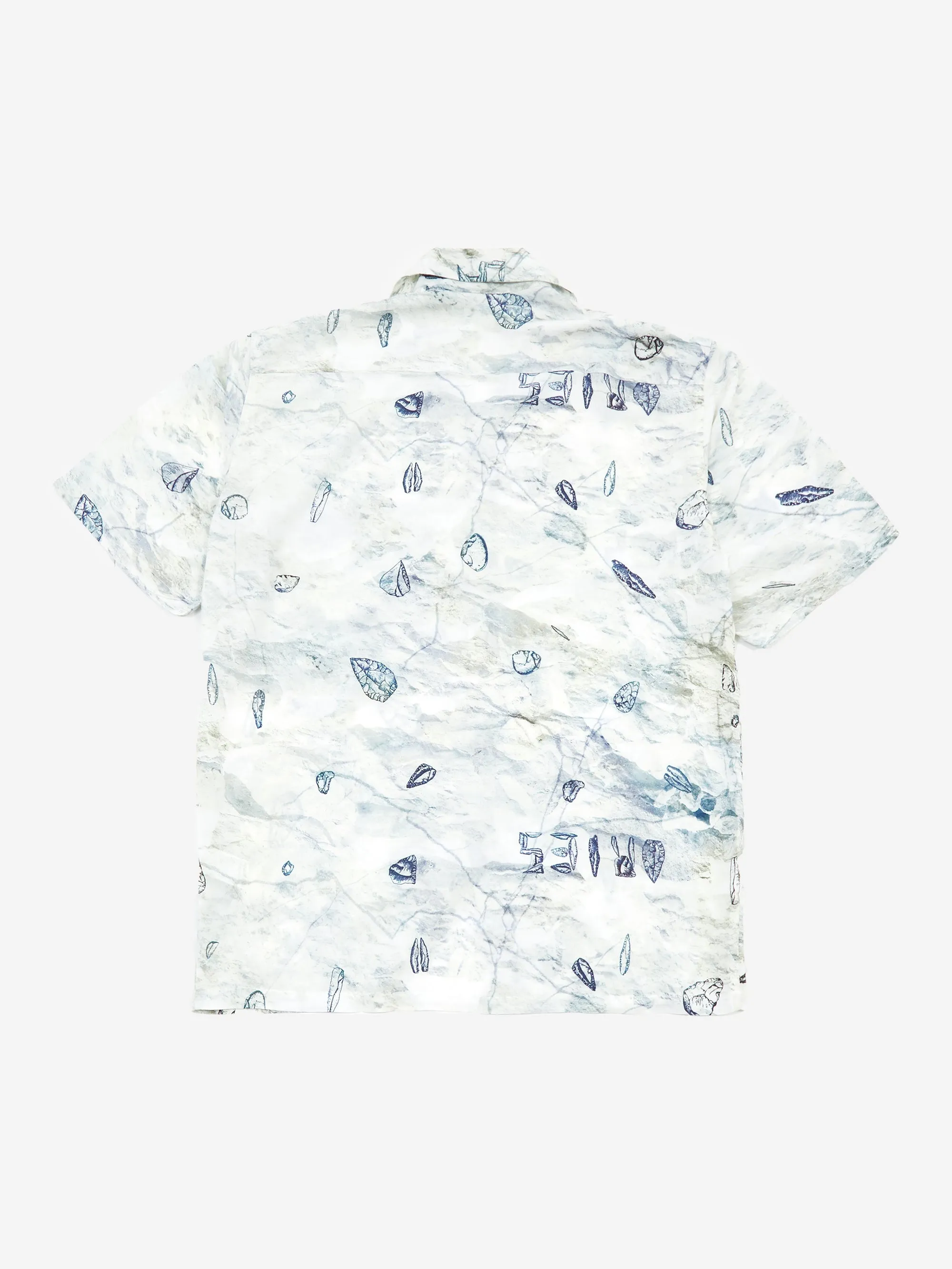 Aries Flints Hawaiian Shirt - White