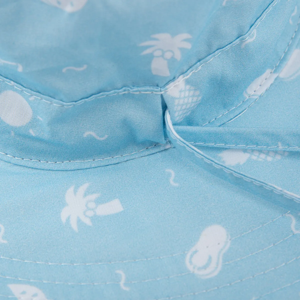 Baby Bucket Hat - Summer Blues (0-12 months)