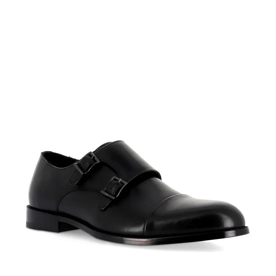 BALMORAL - BLACK LEATHER