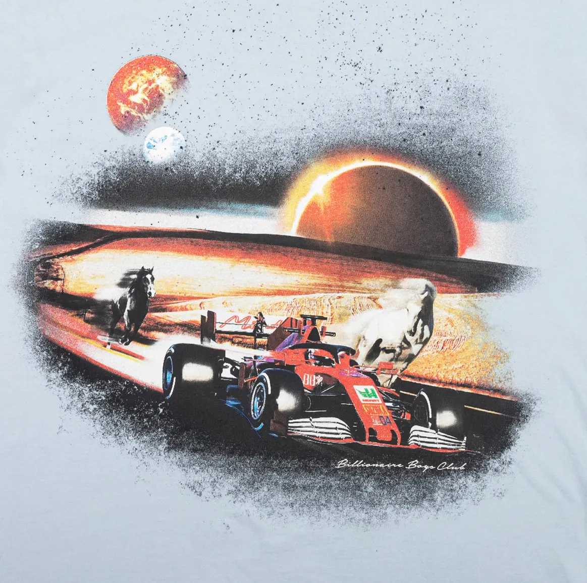 BBC "SPACE MOTORS" TEE GARDENIA