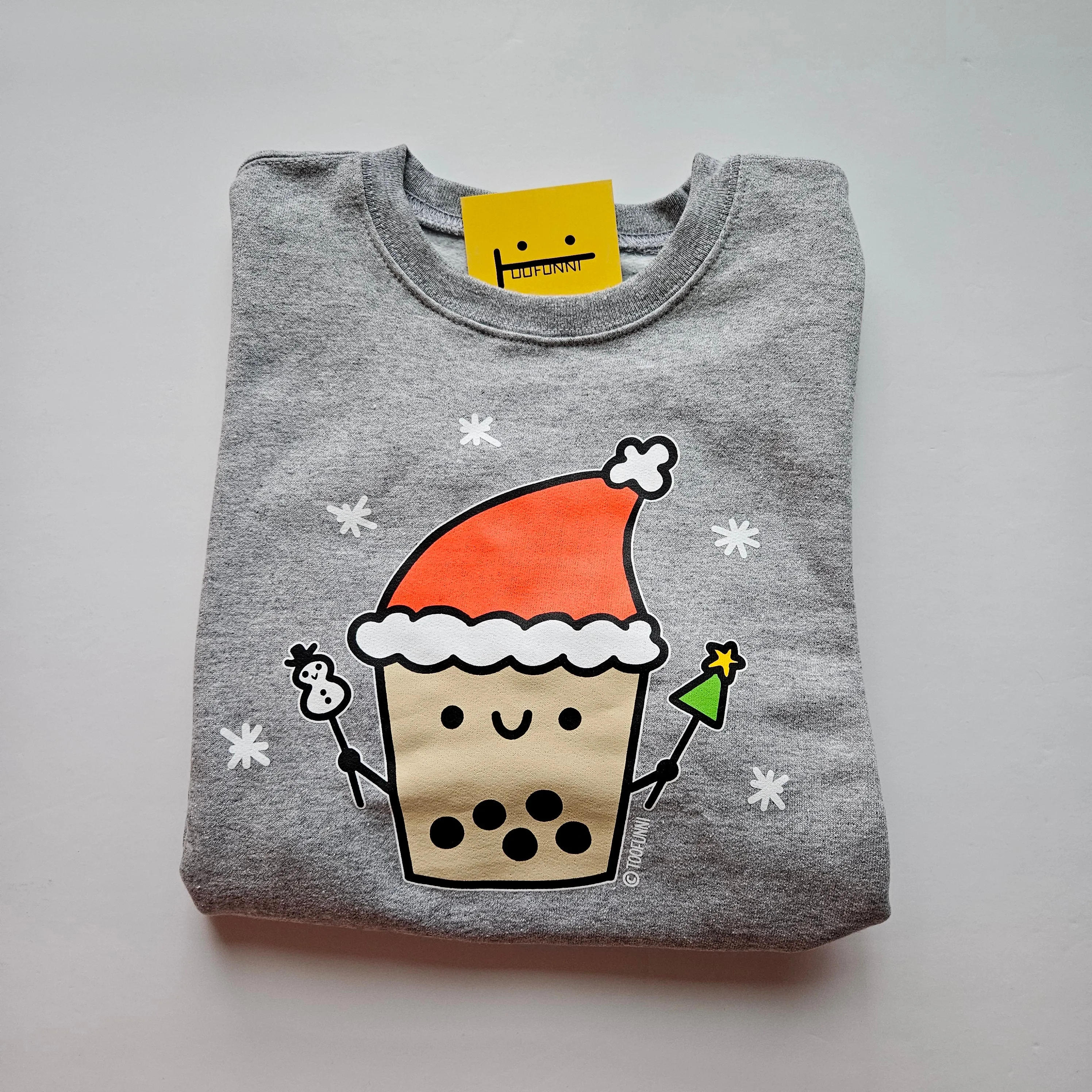 BBT CHRISTMAS - Grey Toddler Crew