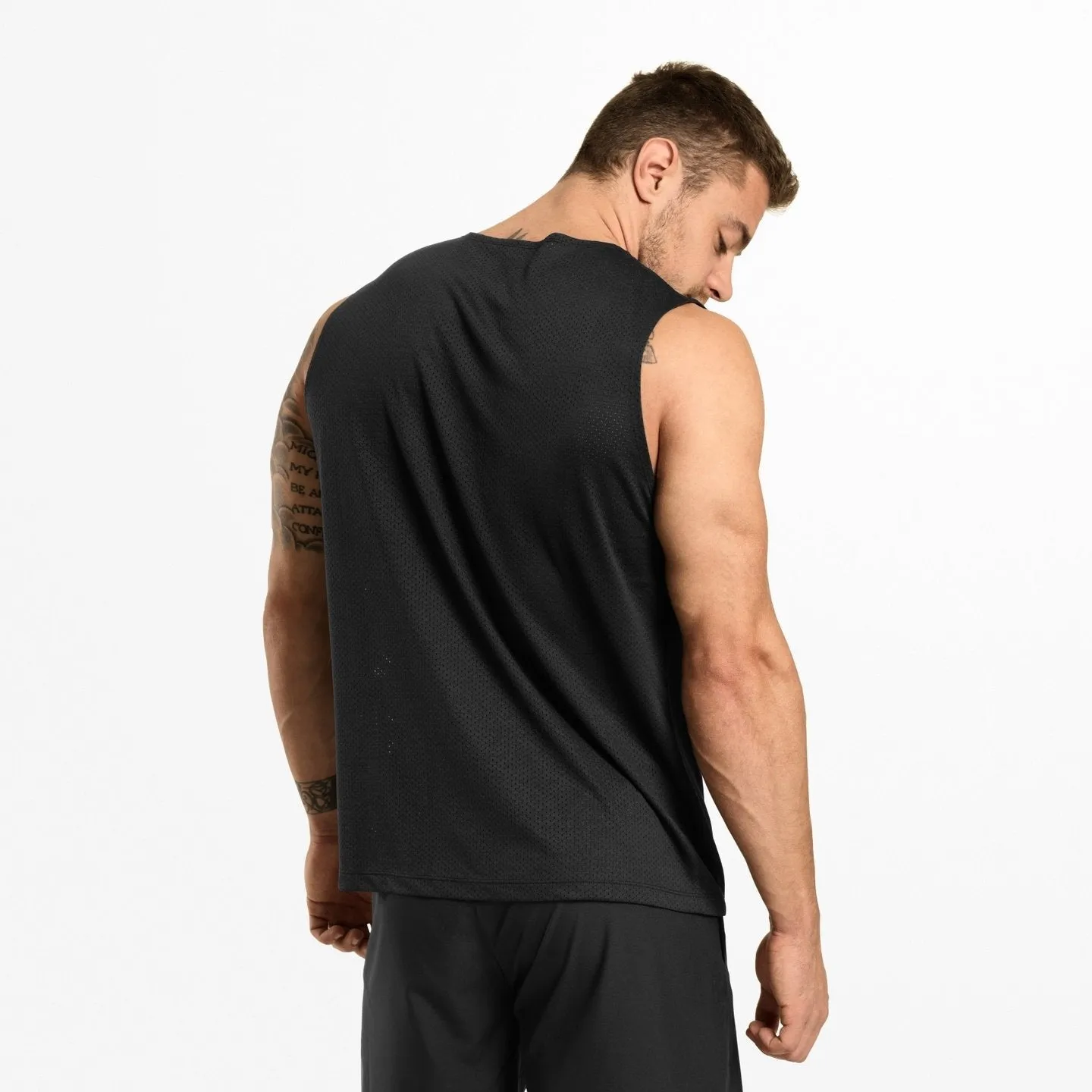 Better Bodies Fulton Mesh Tank - Black