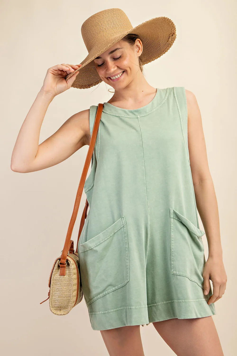 'Better Days' Romper - Mint