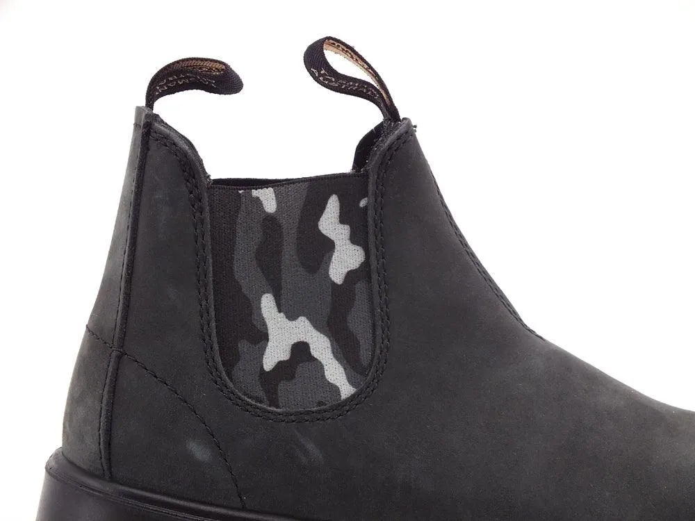 BLUNDSTONE Stivaletto Polacco Elastici Rustic Black Camouflage 1994