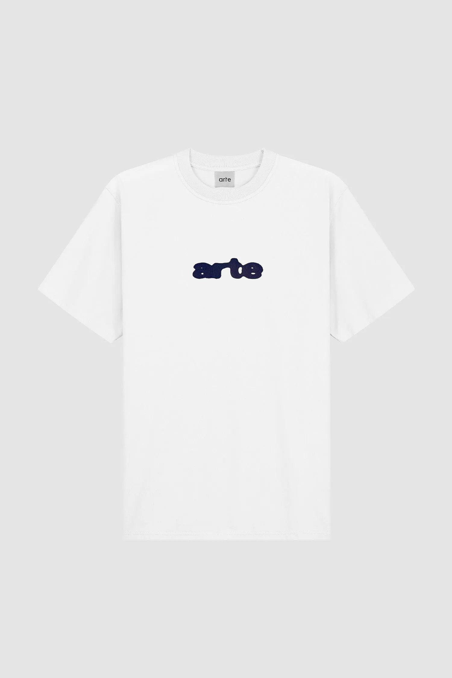 Blur Embroidery T-shirt - White