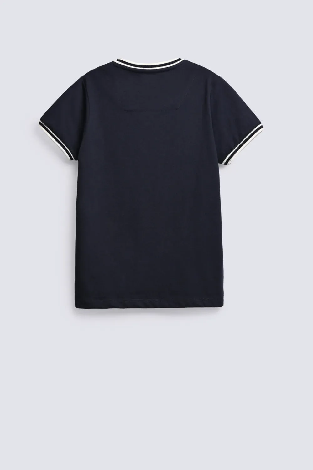 BOYS CONTRAST TRIMS TEE