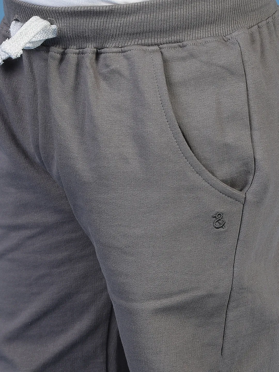 Boys Cotton Grey Joggers