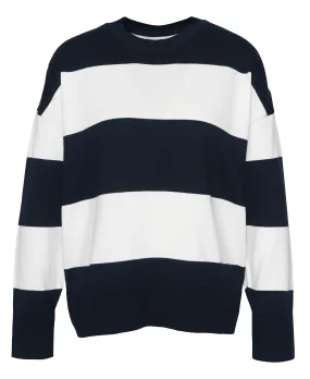 Bradley Stripe Knitted Jumper - Navy Stripe