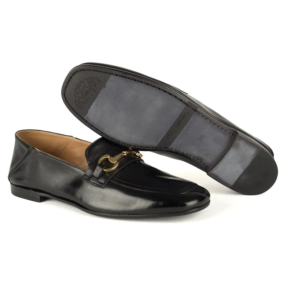 BRENDA 60005 <br>Black loafer