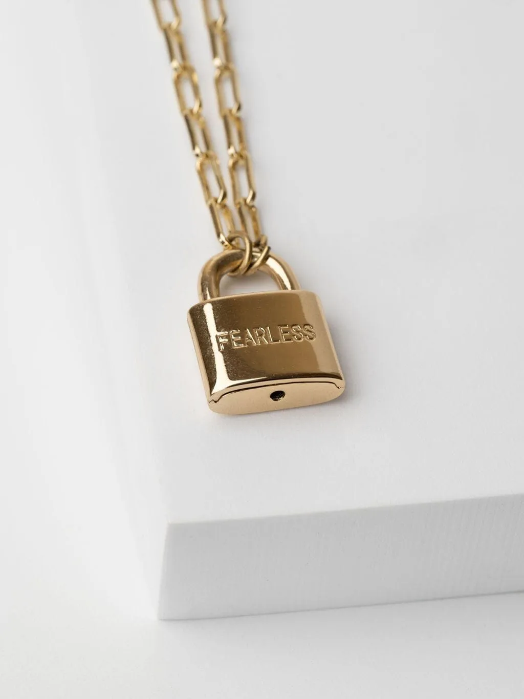 Brooklyn Padlock Necklace