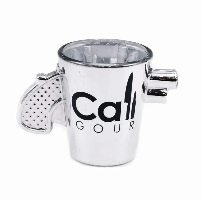 Caliber Gourmet Revolver Shot Glass - Set of 2