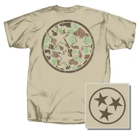 Camo Tri-Star Short Sleeve T-Shirt