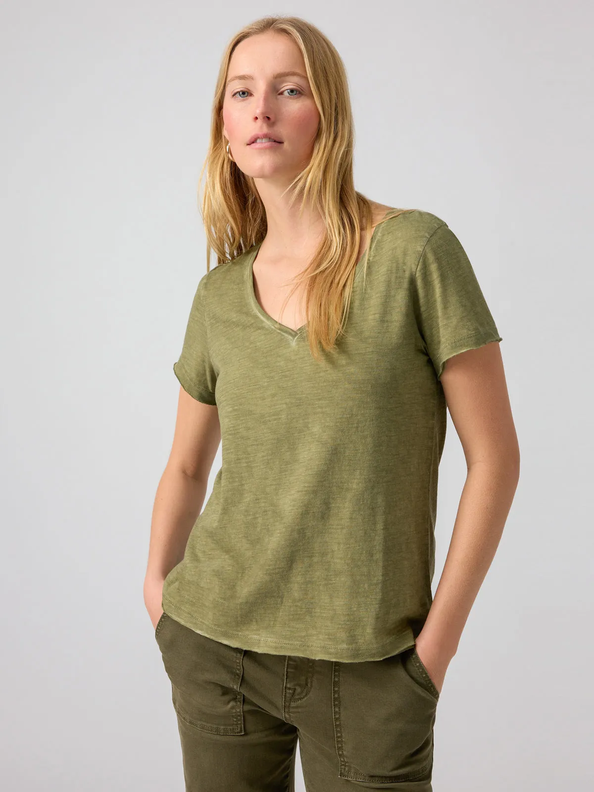 Carefree Tee Burnt Olive