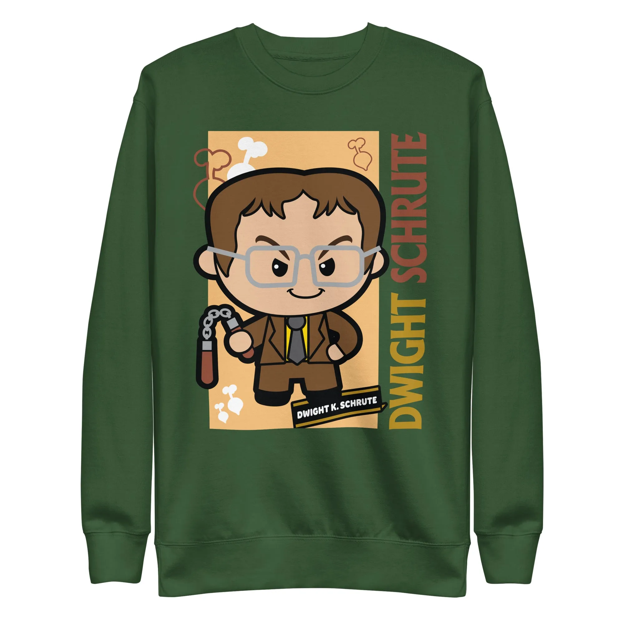 Cartoon Dwight Schrute - Unisex Premium Sweatshirt