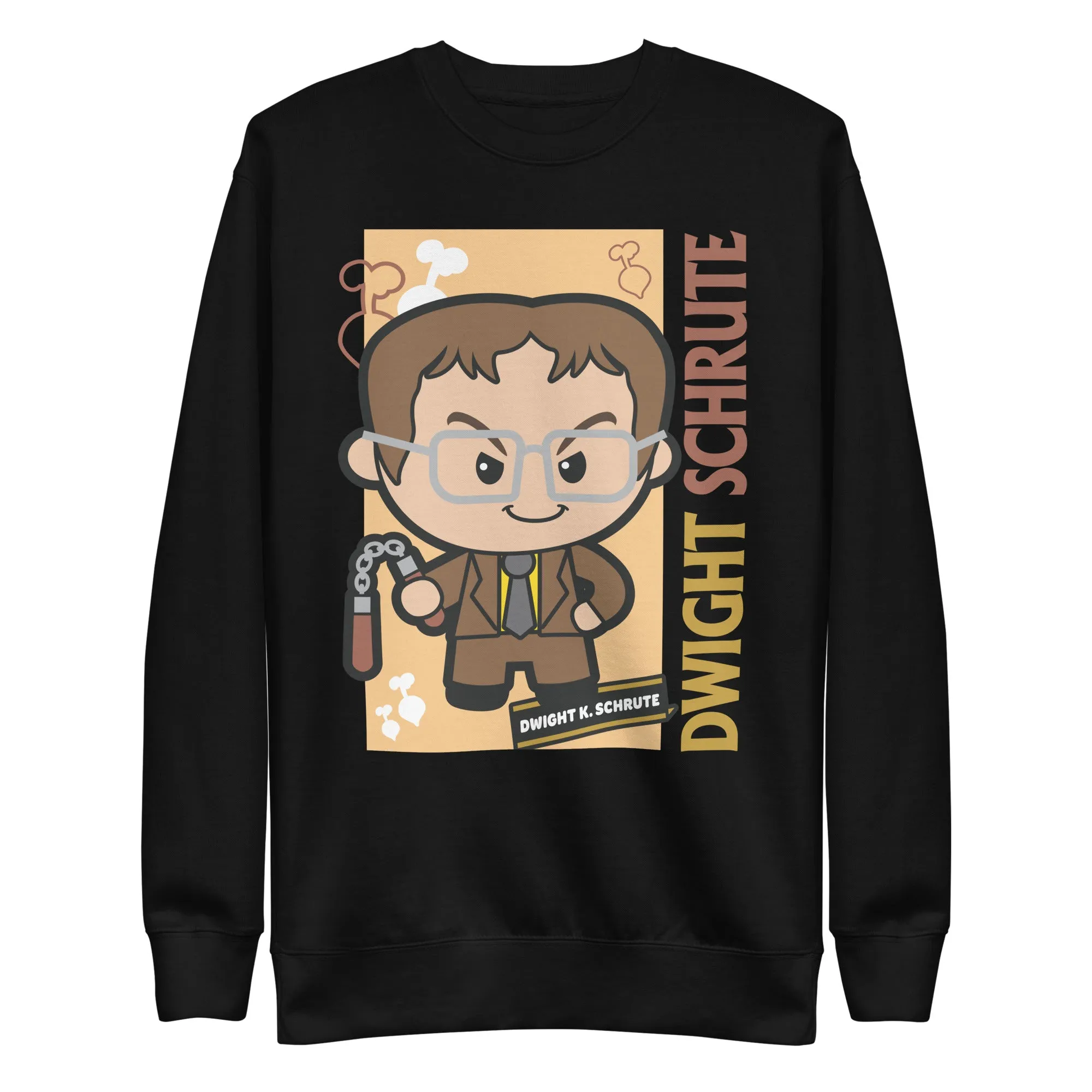 Cartoon Dwight Schrute - Unisex Premium Sweatshirt