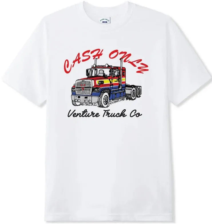 Cash Only x Venture Truck Tee / White