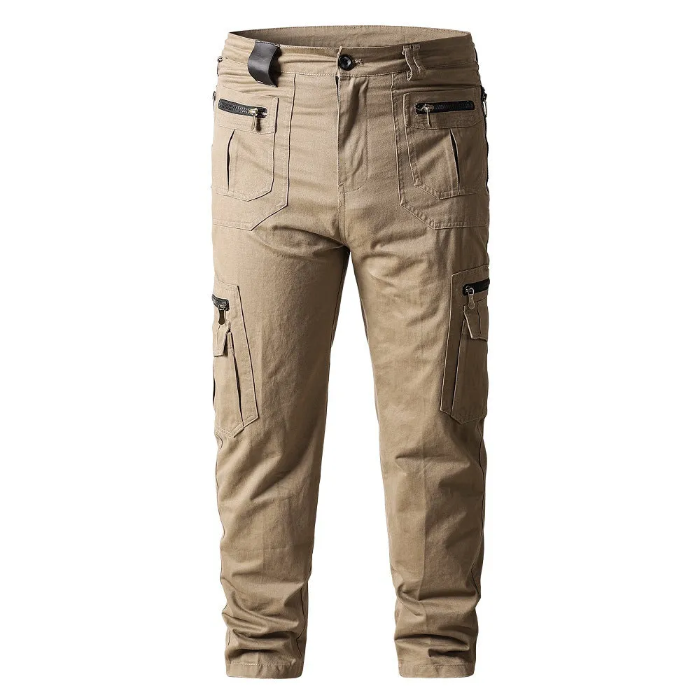 Casual Loose Multi-pocket Cotton Men's Cargo Pants