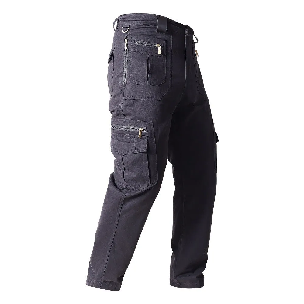 Casual Loose Multi-pocket Cotton Men's Cargo Pants