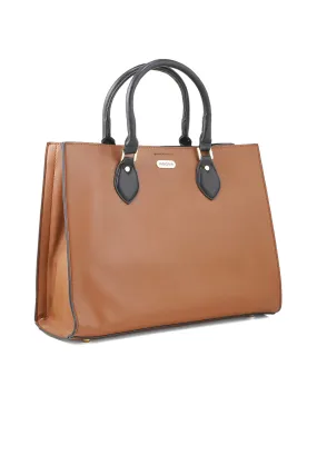 Casual Tote Hand Bags B14898-Brown