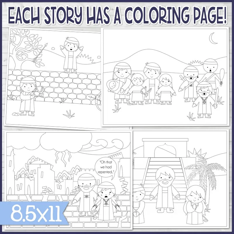 CFM BOOK of MORMON Story Board {KIT 8} Printable