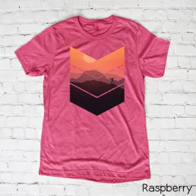 Chevron Sunset Hiker Tee