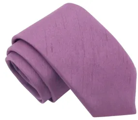 Chinese Violet Shantung Wedding Tie