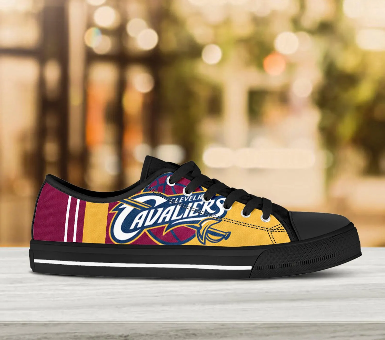 Cleveland Cavaliers Custom Lowtop, Basketball Custom Shoes, Sport Lowtop, Canvas Shoes, Canvas Lowtop, Unisex Shoes, Gift Birthday