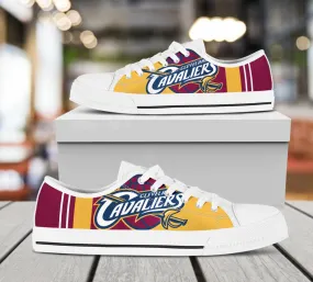 Cleveland Cavaliers Custom Lowtop, Basketball Custom Shoes, Sport Lowtop, Canvas Shoes, Canvas Lowtop, Unisex Shoes, Gift Birthday