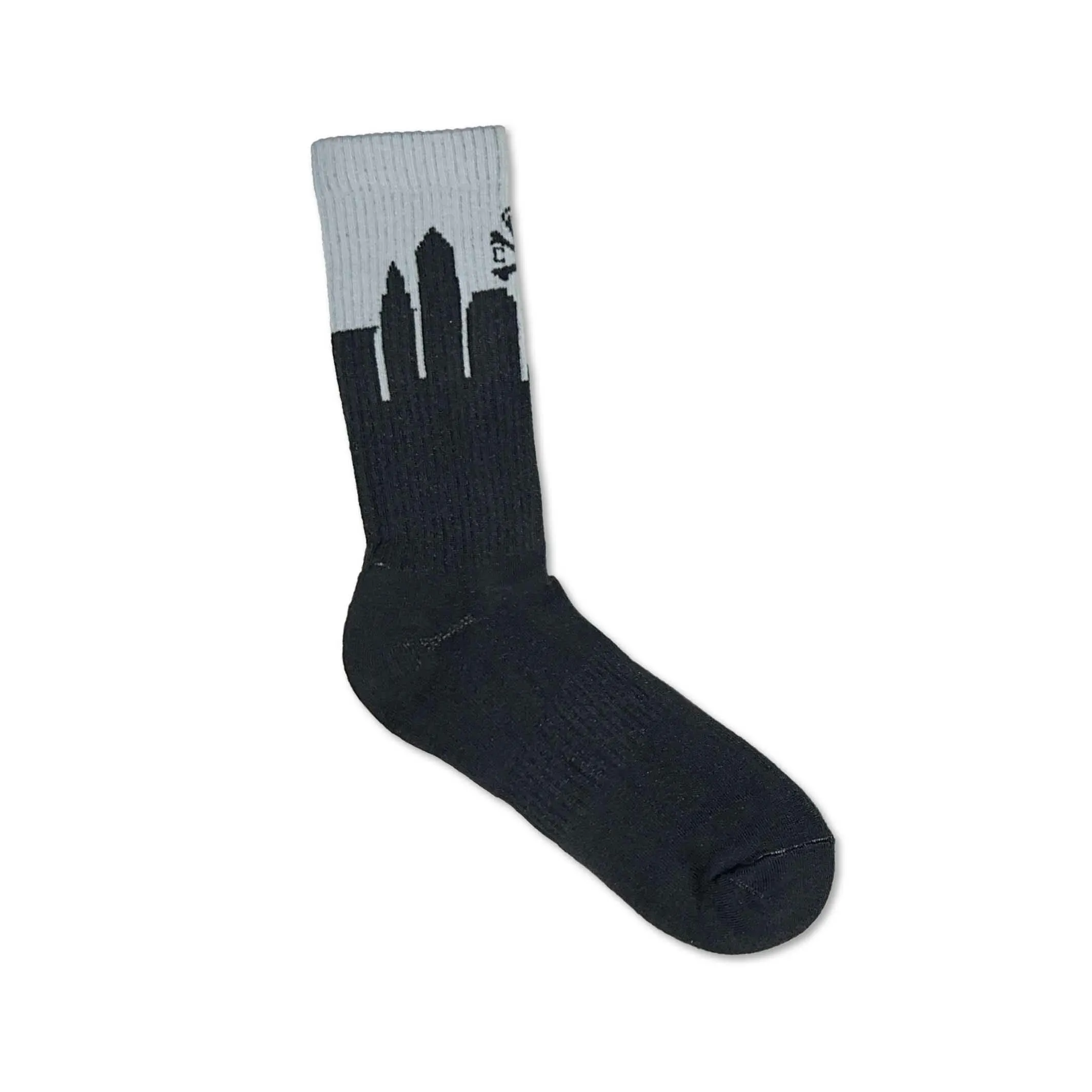 Cleveland Skyline Socks - Black/Grey