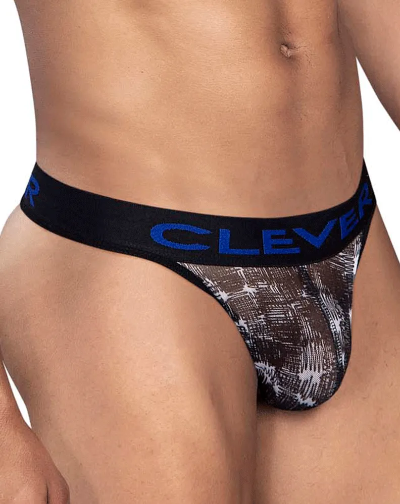 Clever 0920 Code Thongs Black