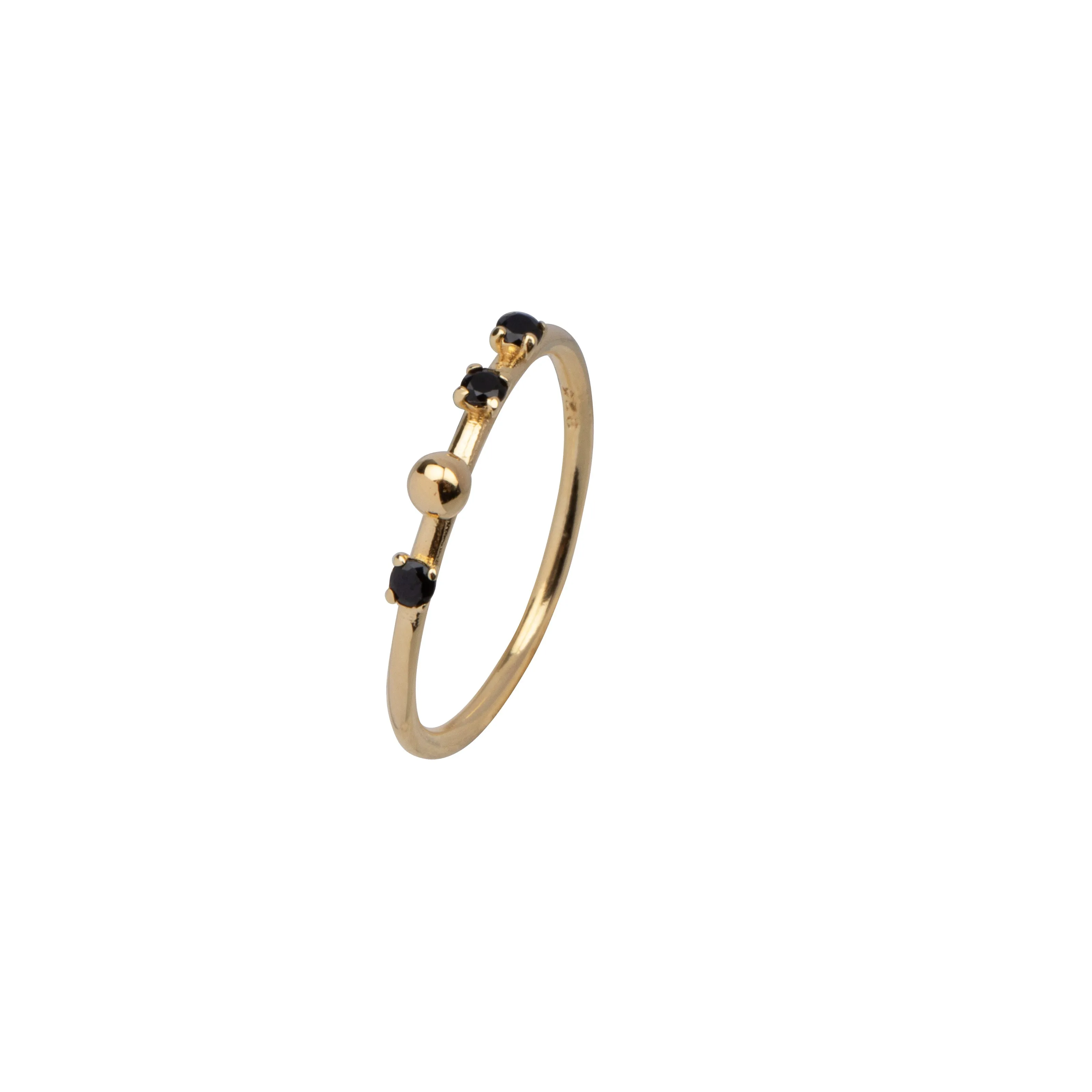 Cosima Black Spinel Ring