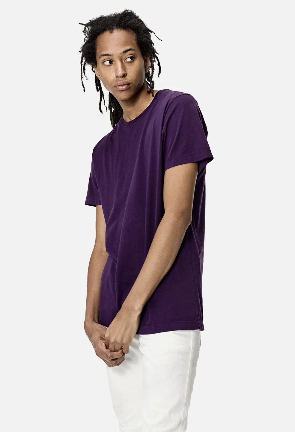 Cotton Classic Crew / Purple