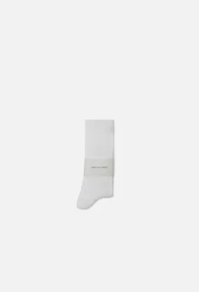 Cotton Crew Socks / White