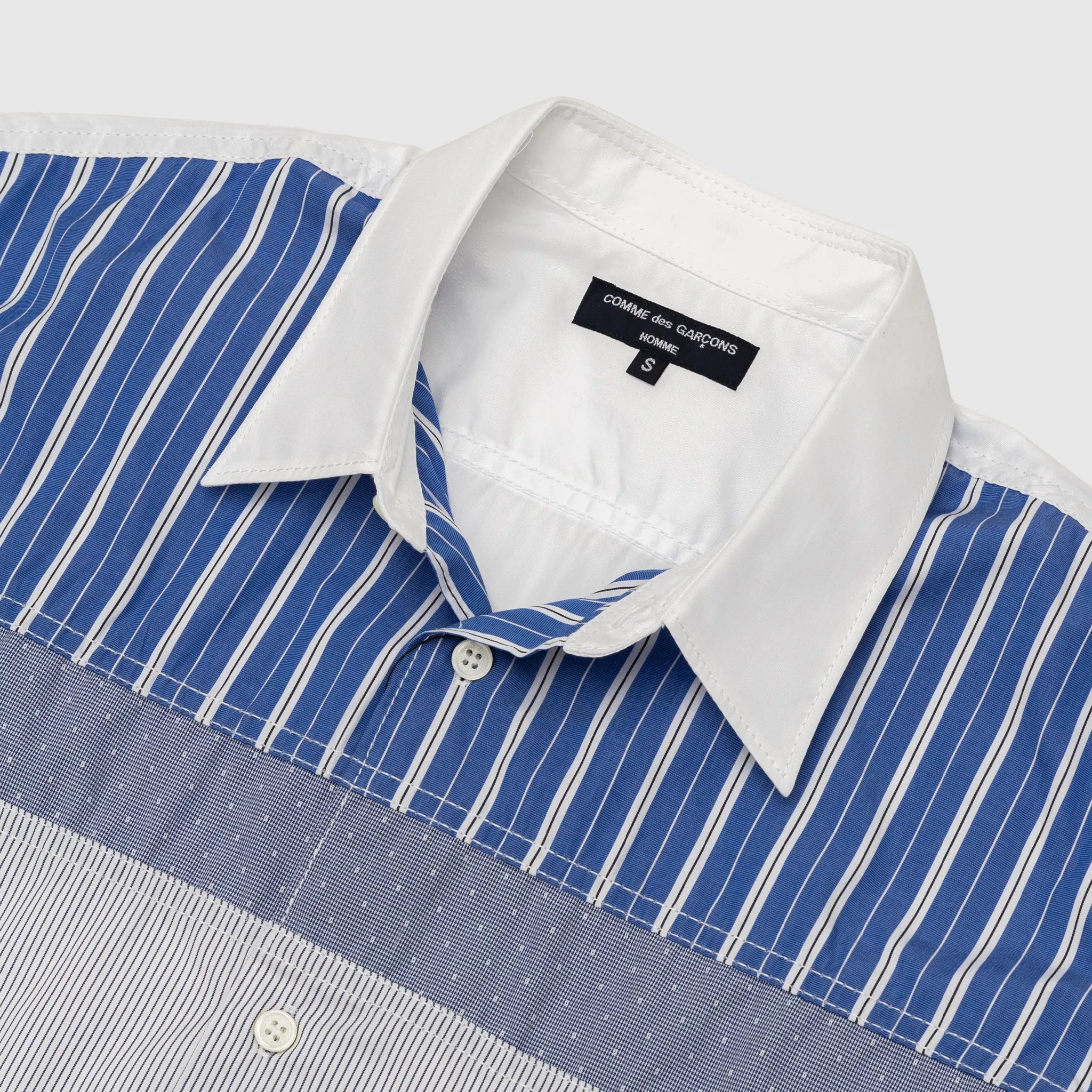 COTTON STRIPE MIX SHIRT